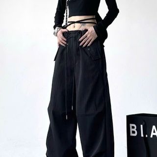 Quần Thời Trang Chất Dù Thoải Mái Với Dây Rút