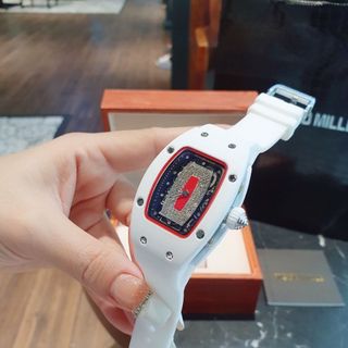 SĂN SALE ĐẦU NĂM ĐỒNG HỒ NỮ TRUNG CẤP RITRARD MILLER DÂY CAO SU TRẮNG