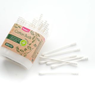 Sỉ Tăm bông thân giấy Care4u 100 que