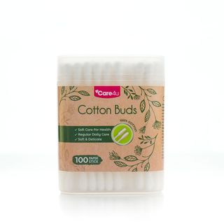 Sỉ Tăm bông thân giấy Care4u 100 que