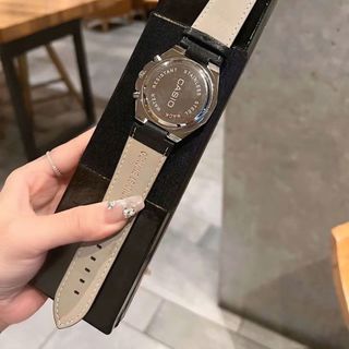 SĂN SALE ĐẦU NĂM ĐỒNG HỒ NAM TRUNG CẤP KASIO MẶT TRÒN DÂY DA MÁY QUARZT