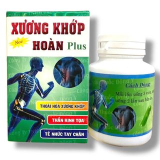 Viên uống đau nhức xương khớp Xương khớp hoàn Plus xuất xứ Việt Nam - Hộp 40 viên - Mã số 2126