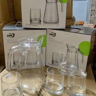 Bộ Bình 4 Cốc Thủy Tinh EH1009-2/L5 ( THÙNG 8B)