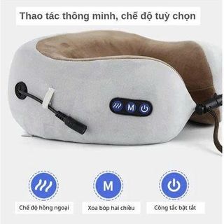 GỐI MASSAGE CỔ CHỮ U CAO CẤP