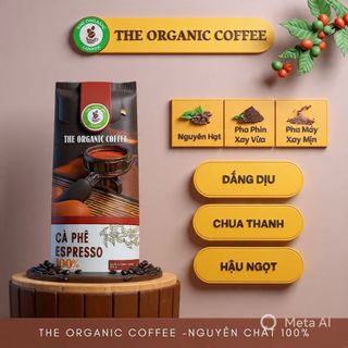 *Cà Phê Espresso 100% Robusta Nguyên Chất - Hương Vị Đậm Đà*