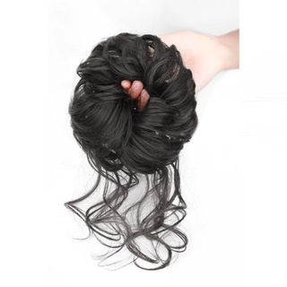 Búi tóc giả xoăn đuôi lơi tiện lợi, dành cho trung niên - Tóc Xinh