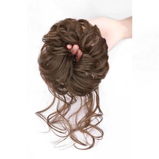Búi tóc giả xoăn đuôi lơi tiện lợi, dành cho trung niên - Tóc Xinh