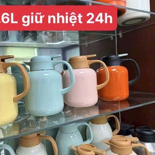 ẤGN Ấm giữ nhiệt TT trơn 1600ml (THÙNG 24C)