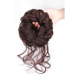 Búi tóc giả xoăn đuôi lơi tiện lợi, dành cho trung niên - Tóc Xinh