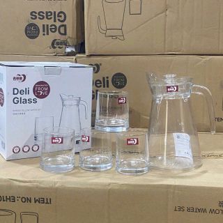 Bộ Bình 4 Cốc Thủy Tinh EH1009-2/L5 ( THÙNG 8B)