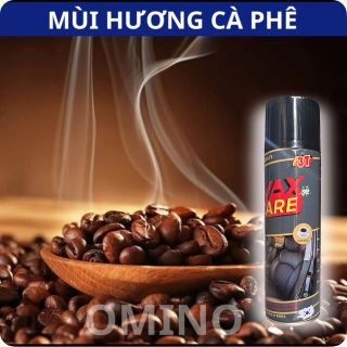 Bình xịt bóng đa năng dưỡng bóng làm mới khử mùi đồ gỗ, đồ nhựa đồ da nội thật xe hơi Waxcare . Hương cafe, nhài
