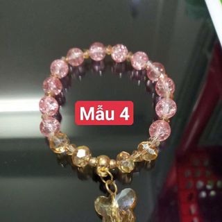 Vòng tay phong thủy đá tuyết size 8 mm