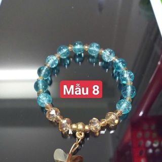 Vòng tay phong thủy đá tuyết size 8 mm