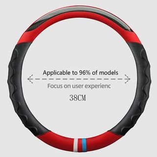 Bọc vo lang ô tô thể thao - da vân carbon phối da nhiều màu phù hợp với size 38cm Dùng cho xe 4 chỗ - 7 chỗ , bán tảI