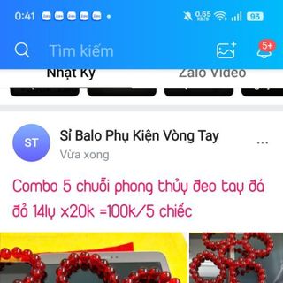 Vòng tay xinh vòng tay phong thủy 14ly