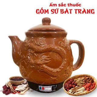 ẤM SẮC THUỐC TỰ ĐỘNG CAO CẤP YUESLILA HÌNH RỒNG (T12)