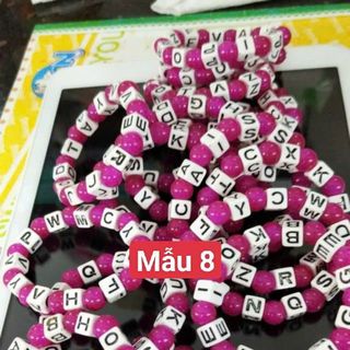 Chuỗi phong thủy mix hạt chữ