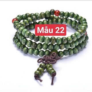 Chuỗi gỗ đeo tay đẹp 3 tầng vòng hạt chuỗi
