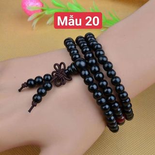 Chuỗi gỗ đeo tay đẹp 3 tầng vòng hạt chuỗi