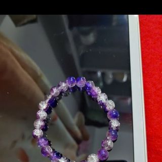 Vòng tay đá tuyết size 8 ly vòng chuỗi đeo tay nữ