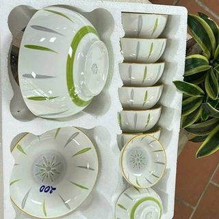 Bộ Bát Đĩa Tô Đủ Món 10 CHI TIẾT (DÂY 5B)