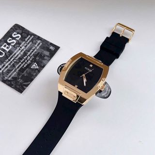 ĐỒNG HỒ NAM CAO CẤP GUECS DÂY DA ĐEN MẶT TRƠN CN