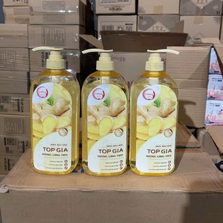 Nước Rửa Chén TOP GIA Gừng 1 Lít
