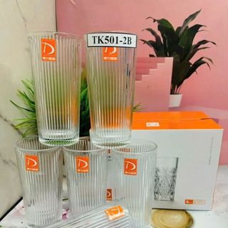 Cốc Thủy Tinh Sọc TK501-2B ( THÙNG 8B )