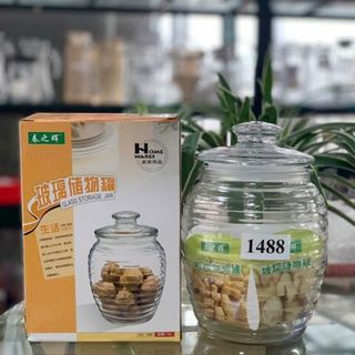 Bình / Hũ Thủy Tinh Gia Vị Vân 1800ml - 1488 ( THÙNG 24C )