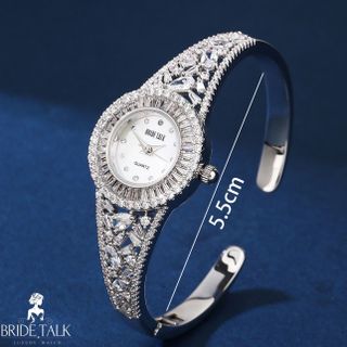 ĐỒNG HỒ NỮ CHÍNH HÃNG BRIDETALK KIỀNG TRÒN ĐÍNH PHA LÊ FULLBOX HÃNG