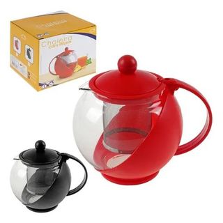 Ca / Bình Thủy Tinh Quai Màu Có Lọc A112 ( THÙNG 36C )