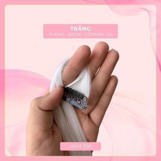 Tóc Giả Kẹp Highlight 55cm Nữ TOCXINH - Tóc Light Kẹp Thẳng Nhiều Màu Hàn Quốc Cá Tính