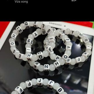Chuỗi đeo tay đẹp nữ vòng tay hạt chữ cái