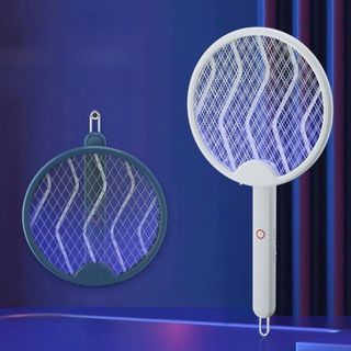 VỢT MUỖI GẤP GỌN THÔNG MINH 2IN1 MẪU MỚI