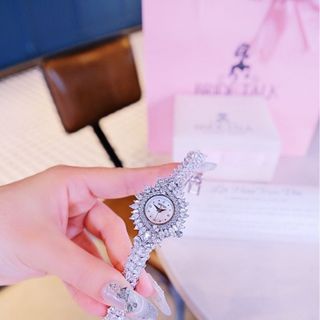 ĐỒNG HỒ NỮ CHÍNH HÃNG BRIDETALK OVAN LÁ CHÉO ĐÍNH PHA LÊ FULLBOX HÃNG