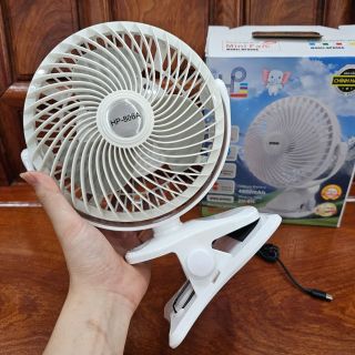 Quạt kẹp tích điện HP pin trâu