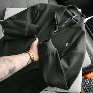 Áo Khoác Thời Trang tay dài Polo.  Chất vải cotton dày mịn cực đẹp.