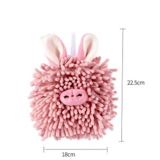 Khăn lau tay siêu thấm nước hoạ tiết hình tai thỏ cute