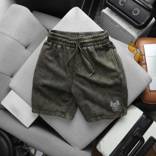 Short Wash Lifework. Chất vải nỉ cotton dày mịn mướt.