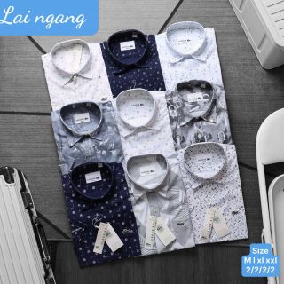 Áo sơ mi nam. Chất cotton pha sợi chống nhăn  Mềm , mát.