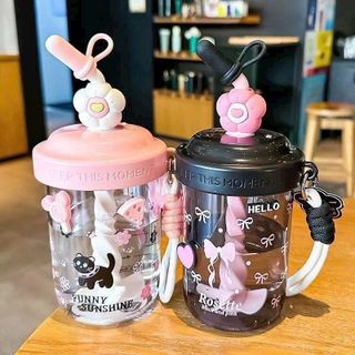 Bình Nước 650ml Siêu Xinh, Siêu Dễ Thương