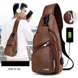 TÚI ĐEO CHÉO NAM DA PU CAO CẤP PHONG CÁCH HÀN QUỐC CỰC CHẤT WTC02 - WINNIE HOUSE