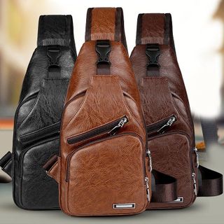 TÚI ĐEO CHÉO NAM DA PU CAO CẤP PHONG CÁCH HÀN QUỐC CỰC CHẤT WTC02 - WINNIE HOUSE