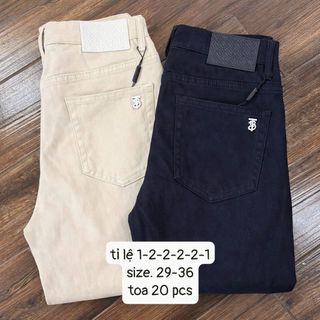 KAKI DENIM JEAN  NAM.  Chất Kaki Denim dày dặn có thun co giãn.