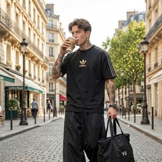 Mẫu áo phông adicolor mới. Áo lên form overisze tuyệt đẹp, logo thêu nét, 3 màu thời trang cho ae chọn, dễ mix đồ.