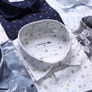 SƠ MI NAM - LAI NGANG , lc   phom suông , căn bãn   Chất: cotton pha sợi chống nhăn.