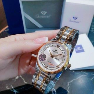 ĐỒNG HỒ NAM CHÍNH HÃNG FUNMEI F2039 DÂY THÉP CÓ LỊCH THỨ FULLBOX TEM