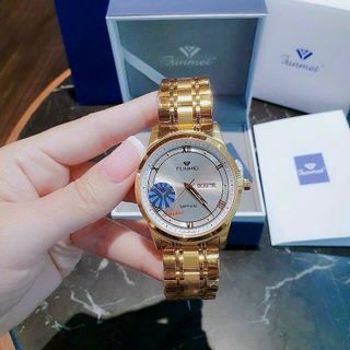 ĐỒNG HỒ NAM CHÍNH HÃNG FUNMEI F2039 DÂY THÉP CÓ LỊCH THỨ FULLBOX TEM