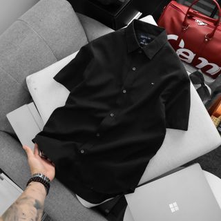 Sơmi Ngắn Tay nam Full 5 Colors. Chất liệu vải Oxford chính phẩm xịn mịn, logo thêu.
