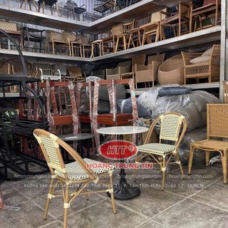 Bàn ghế mây nhựa ngoài trời cao cấp giá xưởng